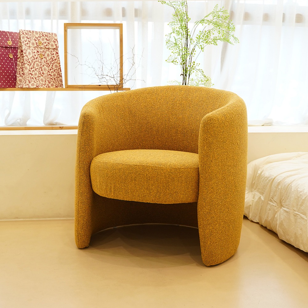 미세몽 수피아 보카시 패브릭 소파 디자인 인테리어 카페 1인 쇼파 의자 2colors